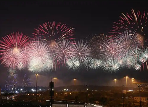 郎溪县焰火晚会